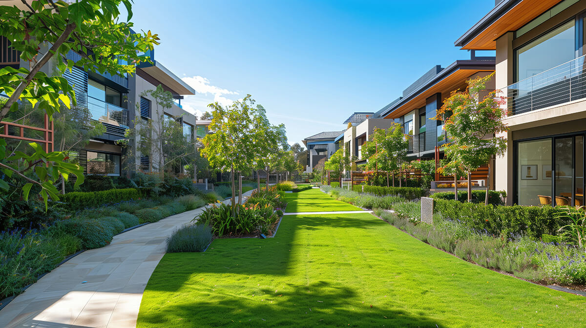 A well-maintained property exterior